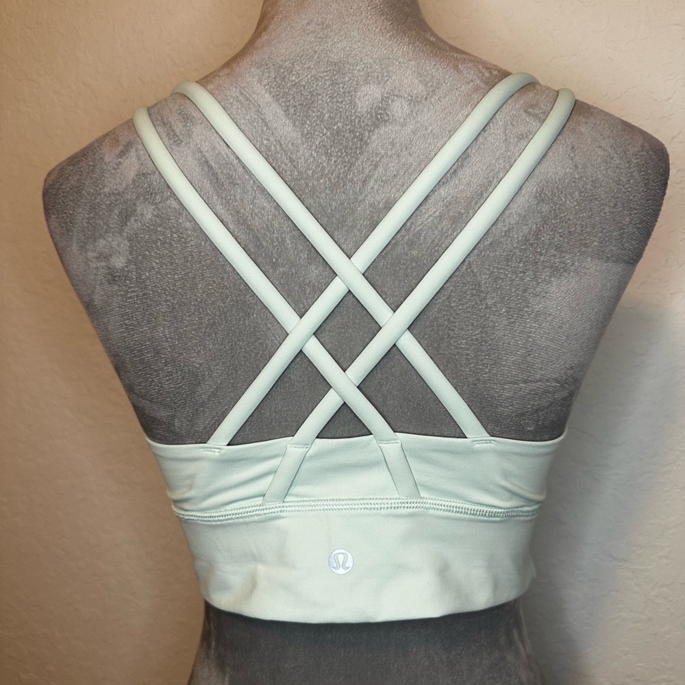 lululemon athletica Mint Green Crossback Sports Bra